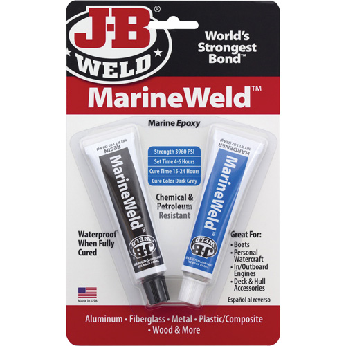 Colle &eacute;poxyde de qualit&eacute; marine, Deux composants, Tube, 3 oz., Gris NRZ Safety Inc.