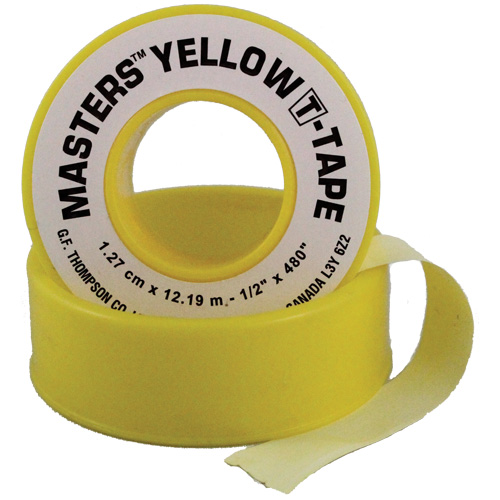 T-Tape, 260" L x 1/2" W, Yellow NRZ Safety Inc.