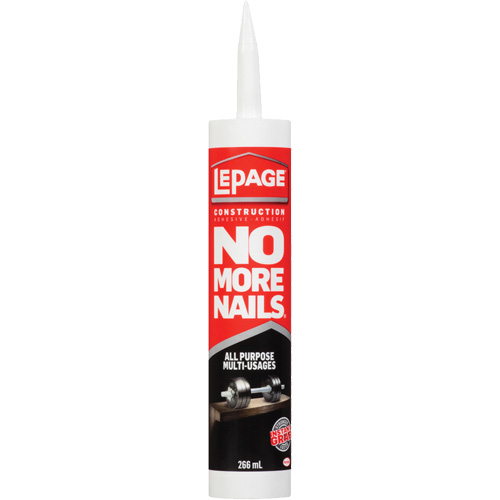 Adh&eacute;sif de construction multi-usages No More Nails NRZ Safety Inc.