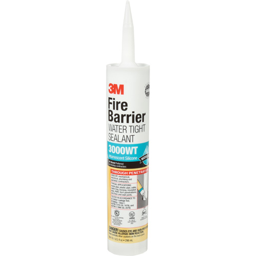 Fire Barrier Sealant 3000 WT, 10.1 oz., Cartridge, Grey NRZ Safety Inc.