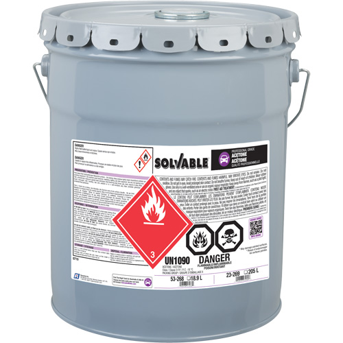 Liquid Acetone, 18.9 L NRZ Safety Inc.