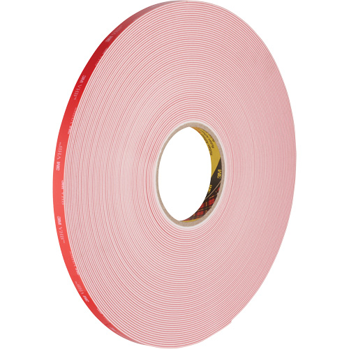 VHB Tape, 32.9 m (108') L x 12.7 mm (1/2") W, 62 mils, Acrylic NRZ Safety Inc.