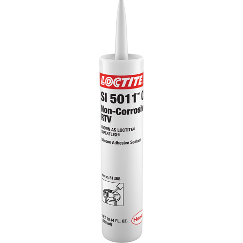 Superflex&reg; SI 5011CL Non-Corrosive RTV Silicone, Cartridge, Clear NRZ Safety Inc.