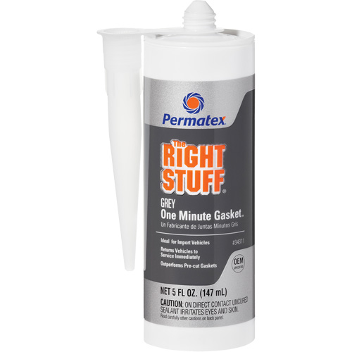 The Right Stuff&reg; Instant Gasket Maker, Cartridge, Grey NRZ Safety Inc.