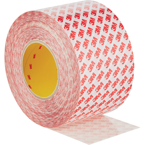 Ruban adh&eacute;sif double face, Polyester, 100 mm (3,93") la x 50 m (164') lo, 8 mils &eacute;pais NRZ Safety Inc.