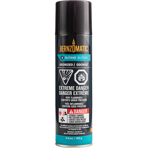 Bouteille &agrave; gaz 5,6 oz jetable, Butane NRZ Safety Inc.