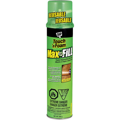 Scellant &agrave; triple expansion Touch 'n Foam Max Fill, 566 g, Canette a&eacute;rosol, Cr&egrave;me NRZ Safety Inc.