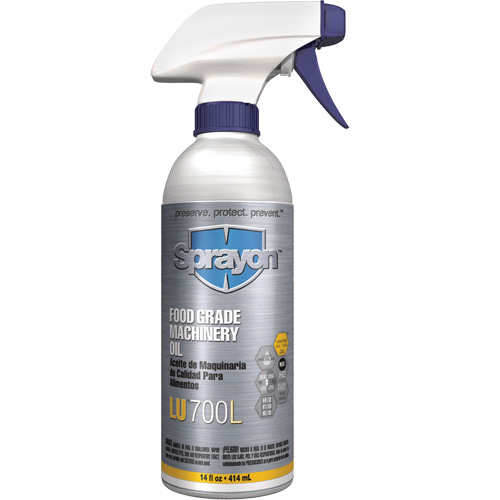 Food Grade Machinery Oil, 14 oz., Trigger Bottle NRZ Safety Inc.