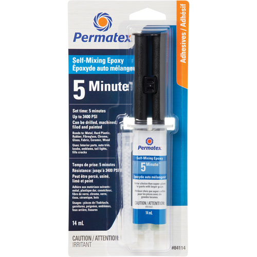 General Purpose Epoxy, 14 ml, Syringe, Two-Part, Clear NRZ Safety Inc.