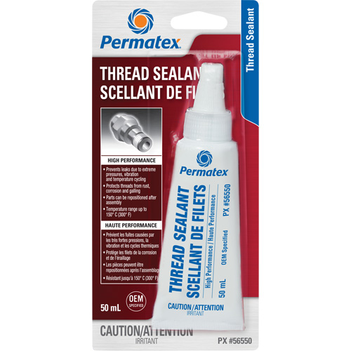 High Performance Thread Sealant, Tube, 50 ml, -54° C - 149° C/-65° F - 300° F NRZ Safety Inc.
