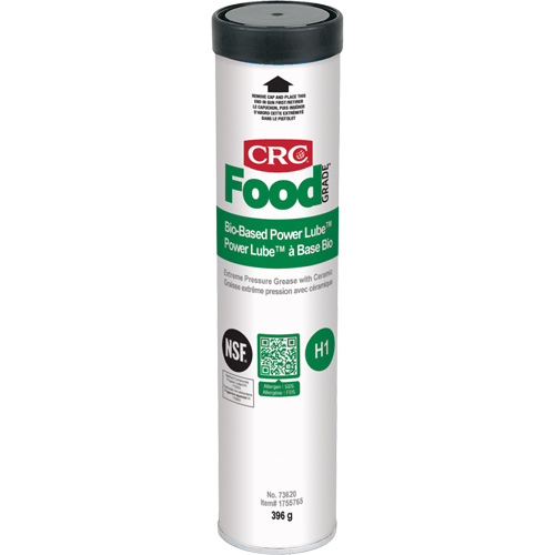 FoodGrade Bio Based Power Lube Extreme Pressure Grease with Ceramic, Cartridge NRZ Safety Inc.