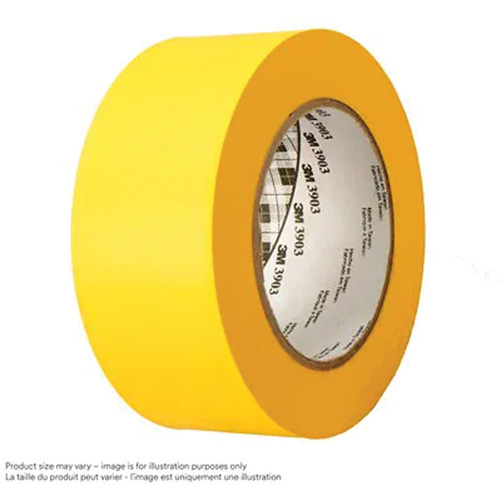 3903 Vinyl Duct Tape, 76 mm (3") W x 45.75 m (150') L, 6.5 mils, Yellow NRZ Safety Inc.