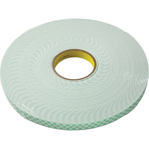 Double-Coated Urethane Foam Tape, 33 m (108') L x 9.5 mm (3/8") W, 60 mils, Urethane NRZ Safety Inc.