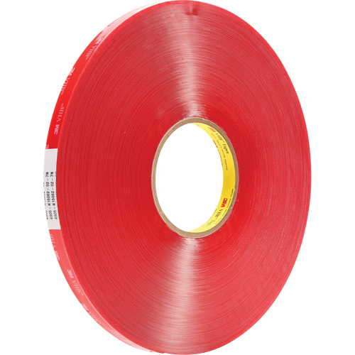 VHB Tape, 66 m (216') L x 6 mm (1/4") W, 23 mils, Acrylic NRZ Safety Inc.