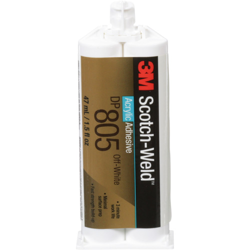 Scotch-Weld Acrylic Adhesive, Two-Part, Dual Cartridge, 1.6 fl. oz., Off-White NRZ Safety Inc.