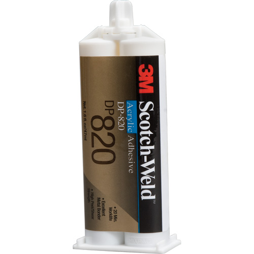 Scotch-Weld Acrylic Adhesive, Two-Part, Dual Cartridge, 1.6 fl. oz., Off-White NRZ Safety Inc.