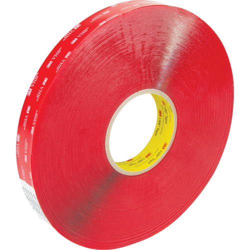 Ruban en mousse 4910, 33 m (108') lo x 25,4 mm (1") la, 40 mils, Acrylique NRZ Safety Inc.