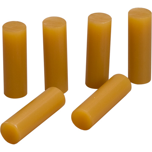 Hot Melt Adhesive, 5/8" Dia. x 2" L, Amber NRZ Safety Inc.
