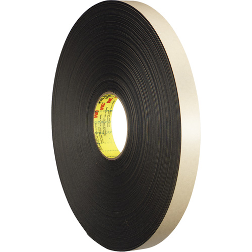 Double-Coated Foam Tape, 66 m (216') L x 12.7 mm (1/2") W, 31 mils, Polyethylene NRZ Safety Inc.