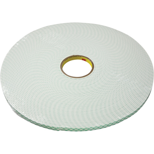 Double-Coated Urethane Foam Tape, 16.5 m (54') L x 25.4 mm (1") W, 25 mils, Urethane NRZ Safety Inc.