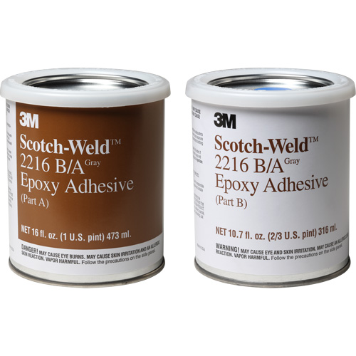 Adh&eacute;sif Scotch-Weld, 32 oz liq., Trousse, Deux composants, Gris NRZ Safety Inc.