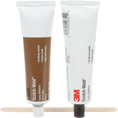 Scotch-Weld Adhesive, 2 fl. oz., Kit, Two-Part, Grey NRZ Safety Inc.