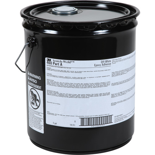 Adh&eacute;sif Scotch-Weld, 5 gal., Seau, Deux composants, Blanc cass&eacute; NRZ Safety Inc.