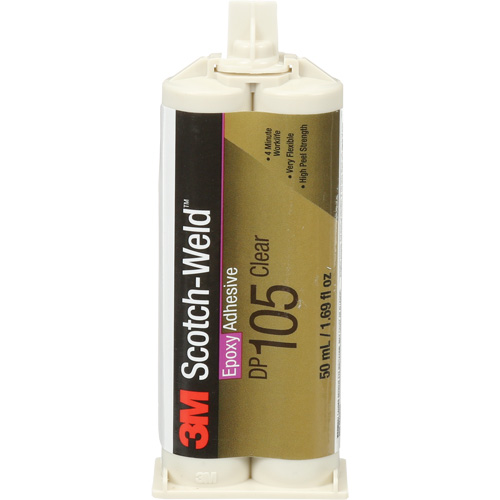 Scotch-Weld Adhesive, 1.7 fl. oz., Cartridge, Two-Part, Translucent NRZ Safety Inc.