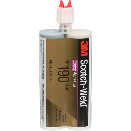 Scotch-Weld Adhesive, 200 ml, Cartridge, Two-Part, Grey NRZ Safety Inc.