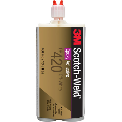 Adh&eacute;sif Scotch-Weld, 400 ml, Cartouche, Deux composants, Blanc cass&eacute; NRZ Safety Inc.