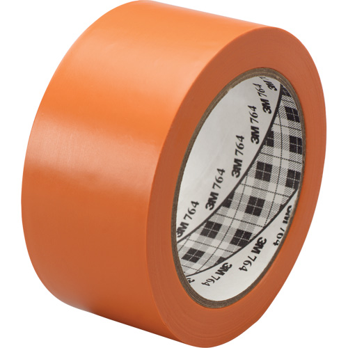 Ruban en vinyle pour travaux g&eacute;n&eacute;raux 764, 25,4 mm (1") la x 32,9 m (108') lo, 5 mils, Orange NRZ Safety Inc.