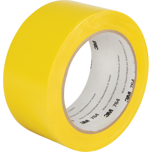 Ruban en vinyle pour travaux g&eacute;n&eacute;raux 764, 50,8 mm (2") la x 32,9 m (108') lo, 5 mils, Jaune NRZ Safety Inc.
