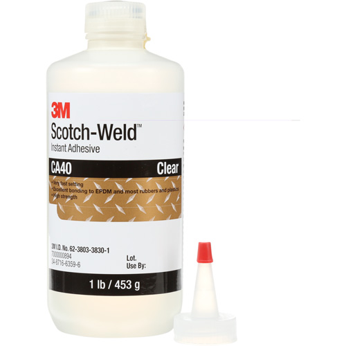 Scotch-Weld Instant Adhesive CA5, Clear, Bottle, 1 lbs. NRZ Safety Inc.