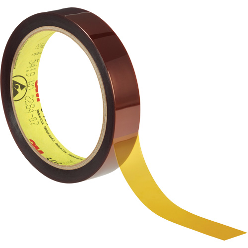 Low-Static Polyimide Film Tape  5419, 19 mm (3/4") x 33 m (108'), Brown NRZ Safety Inc.