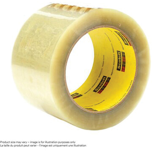 Scotch&reg; Box Sealing Tape 355, Hot Melt Adhesive, 3.15 mils, 36 mm (1-1/2") x 50 m (164') NRZ Safety Inc.