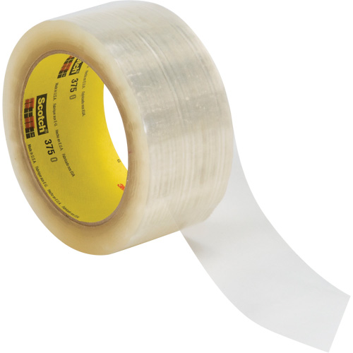 Scotch&reg; 375 Box Sealing Tape, Hot Melt Adhesive, 3.1 mils, 48 mm (1-22/25") x 1500 m (4921') NRZ Safety Inc.