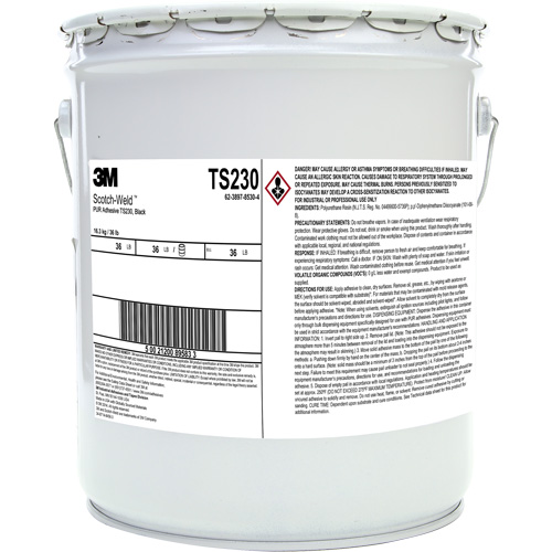 Scotch-Weld PUR Adhesive, 5 gal, Pail, Clear NRZ Safety Inc.