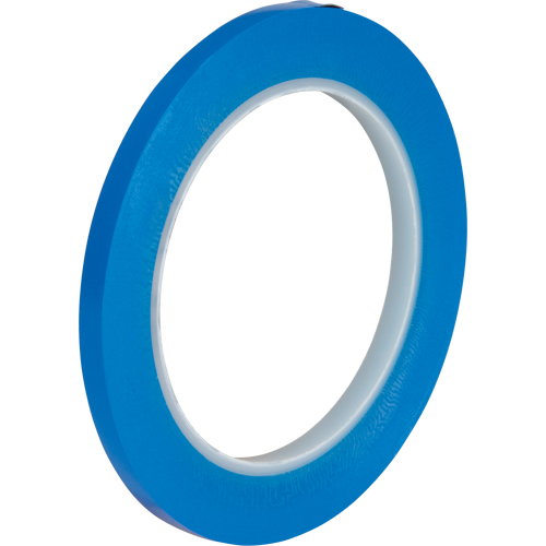 471 Vinyl Tape, 6 mm (1/4") W x 32.9 m (108') L, 5.3 mils, Blue NRZ Safety Inc.