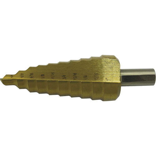 Foret &eacute;tag&eacute; &agrave; 10 &eacute;tages de qualit&eacute; sup&eacute;rieure Jet-Kut, 1/4" - 1", Incr&eacute;ments de 1/32", Acier rapide NRZ Safety Inc.