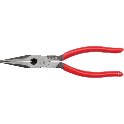 Long Nose Dipped Grip Pliers, 8" L NRZ Safety Inc.