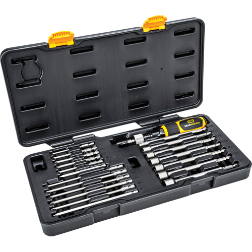 Jeu de tournevis dynamom&eacute;triques 1/4" 20 mcx, Gamme de couple 10 - 50 lb-po, 16" Longueur NRZ Safety Inc.