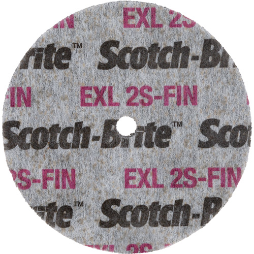 Meule homog&egrave;ne Scotch-Brite EXL, 3" x 1/2", Arbre de 1/4" NRZ Safety Inc.