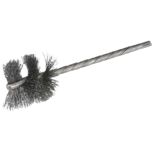 HeliTuf&reg; Crimped Wire Internal Brush Kit, 3/8" Dia. x 1" L, 3-1/2" Overall Length NRZ Safety Inc.
