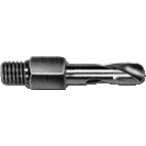 Threaded Shank Drill Bit Adapter, #27, High Speed Steel, 5/16" Flute NRZ Safety Inc.