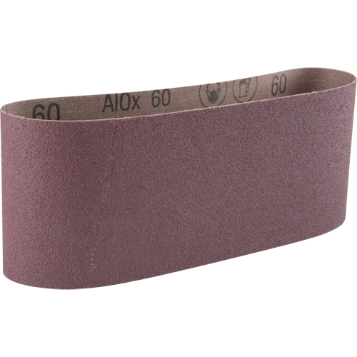 Courroie abrasive en toile 341D, 4" la x 24" lo, Oxyde d'aluminium, Grain 60 NRZ Safety Inc.