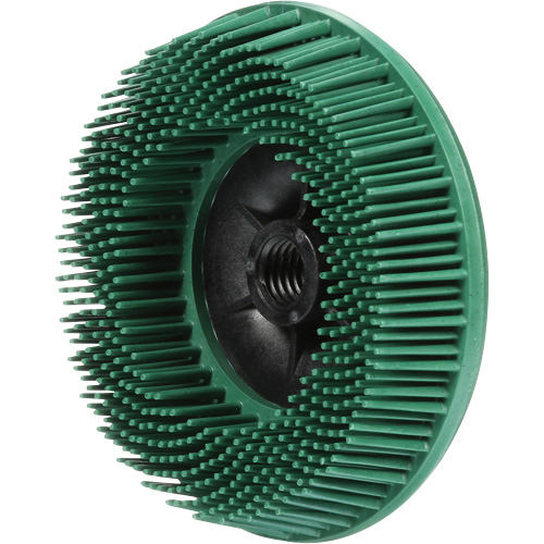 Disques radiaux bristle pour meuleuses angulaires Scotch-Brite, C&eacute;ramique, Grain 50, 4-1/2" dia. NRZ Safety Inc.
