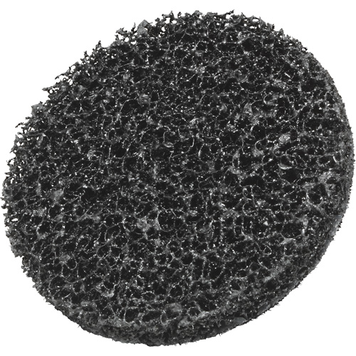 Disque de d&eacute;capage de rev&ecirc;tement Scotch-Brite Roloc, 3" dia., Grain Extra grossier, Carbure de silicium NRZ Safety Inc.