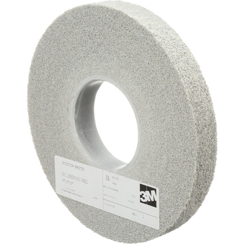 Scotch-Brite EXL Deburring Wheels, 8" x 1", 3" Arbor, Aluminum Oxide NRZ Safety Inc.