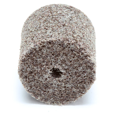 Meule d'abrasion et de polissage unitaris&eacute;e Scotch-Brite, 1" x 1", Arbre de 3/16"-7, Grain de Moyen, Oxyde d'aluminium NRZ Safety Inc.