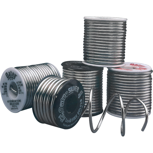 M&eacute;tal d'apport 40/60 &agrave; usage g&eacute;n&eacute;ral, &agrave; base de plomb, 40 % d'&eacute;tain, 60 % de plomb, &acirc;me Acide, dia. 0,125" NRZ Safety Inc.